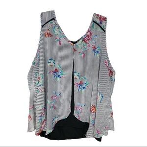Zac & Rachel Sleeveless Blouse, Size 3X